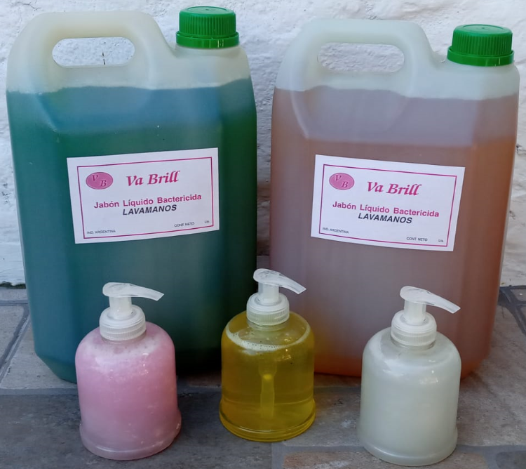 Lavamanos cremoso y bactericida